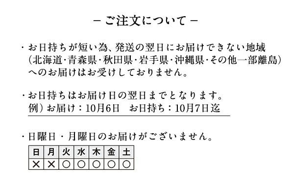 ご注文について