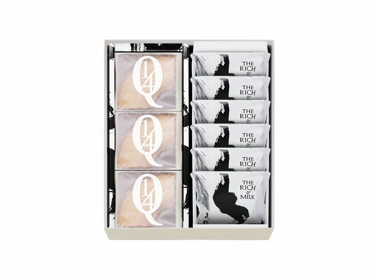 クアルトバウム(3個)・ザ リッチ アンド ミルク(6枚)の詰め合わせ