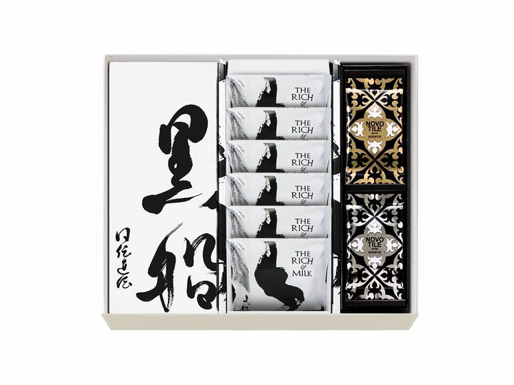 黒船カステラ・ザ リッチ アンド ミルク(6枚)・ノボタイル(12枚)の詰め合わせ