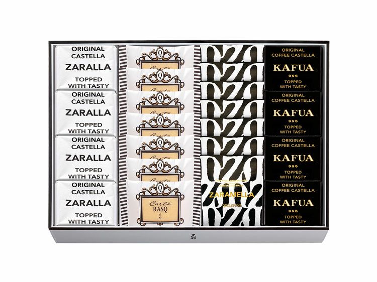 お歳暮限定詰合せ　QG-50W(ザラーラ4個・ カルタラスキュ7枚・ザラメーラ7枚・カフア4個)