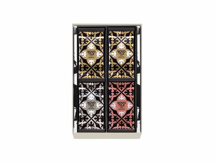 ノボタイル(ダーク・ホワイト)12枚・ノボタイル(ダーク・フレイズ)12枚の詰合せ