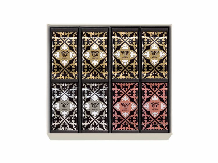 ノボタイル(ダーク・ホワイト)24枚・ノボタイル(ダーク・フレイズ)24枚の詰合せ