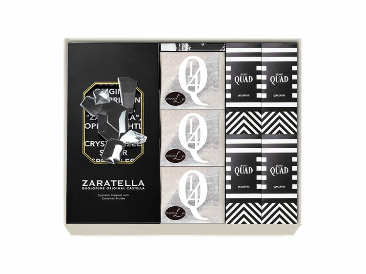 ザラッテラ・クアルトバウム ショコラ(3個)・ノボクアッド(4本)の詰合せ